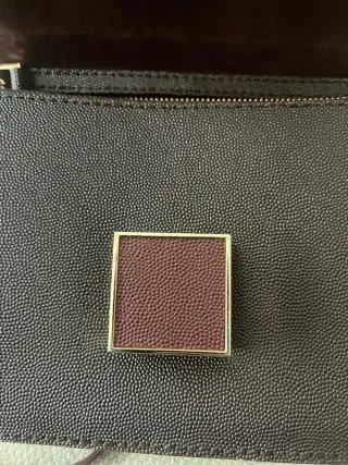 Bolso Purificación García Cadena Marrón Dorado