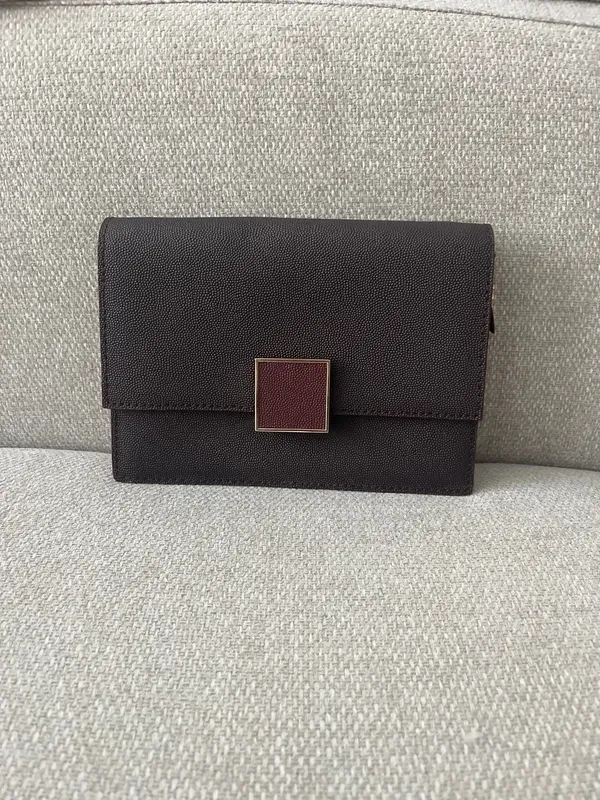 Bolso Purificación García Cadena Marrón Dorado