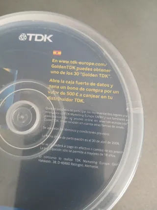 CDs DVD+R TDK