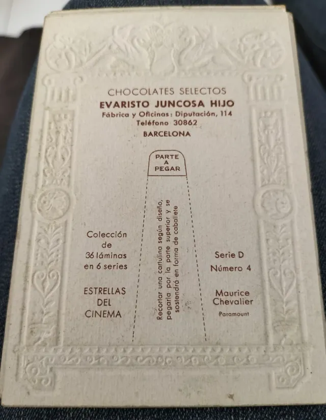 Cromos Evaristo Juncosa Hijo - Colección