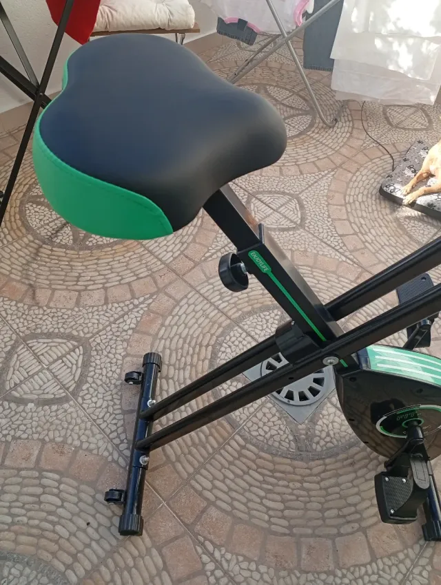 Bicicleta Estática Cecotec Verde/Negra