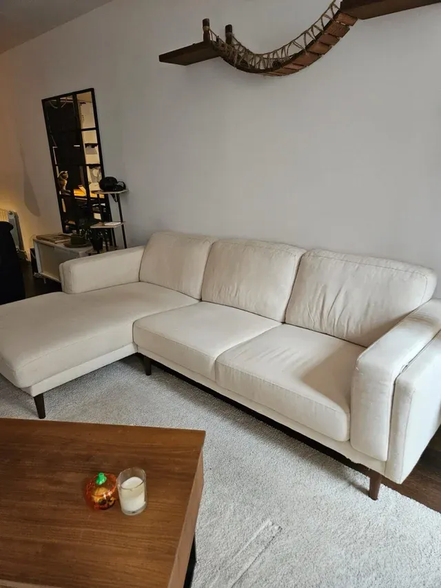 Divano Chaise Longue Bloom Bianco