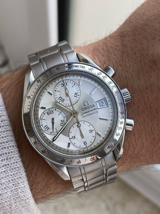 Omega Speedmaster Cronógrafo Automático Plata