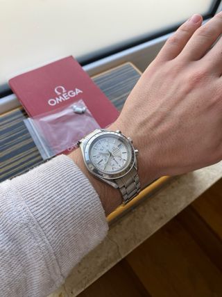 Omega Speedmaster Cronógrafo Automático Plata