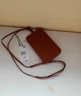 Bolso móvil Mango marrón