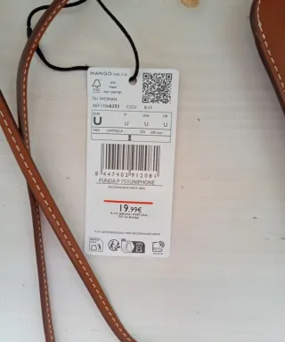 Bolso móvil Mango marrón