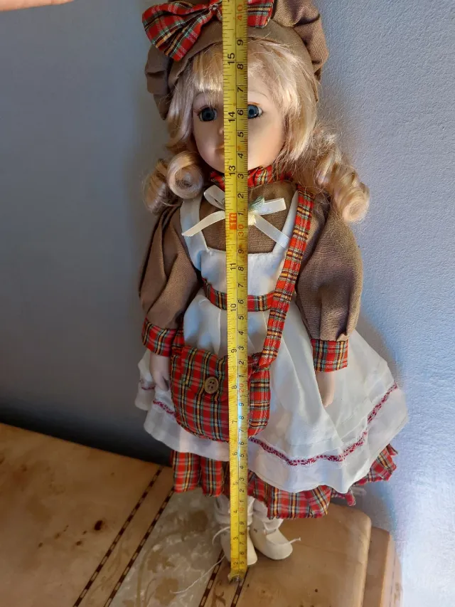 Muñeca de Porcelana Antigua Preciosa