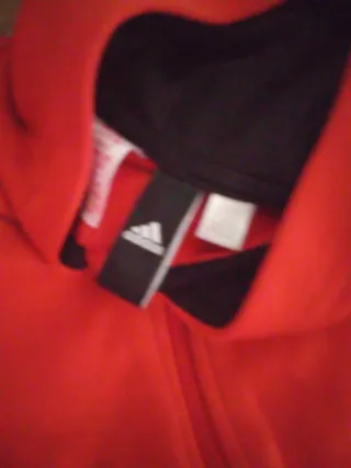 Sudadera Adidas Roja Talla 13-14 Años