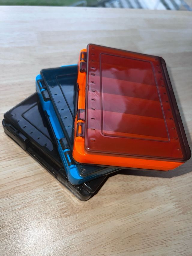 lote cajas para señuelos de pesca