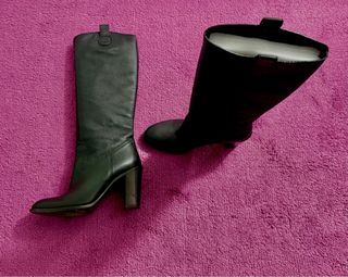 Stivali Gucci Pelle Neri Tg 40