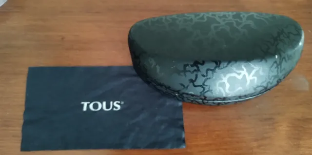 Funda Rígida Gafas Mujer Tous Negra y Gris