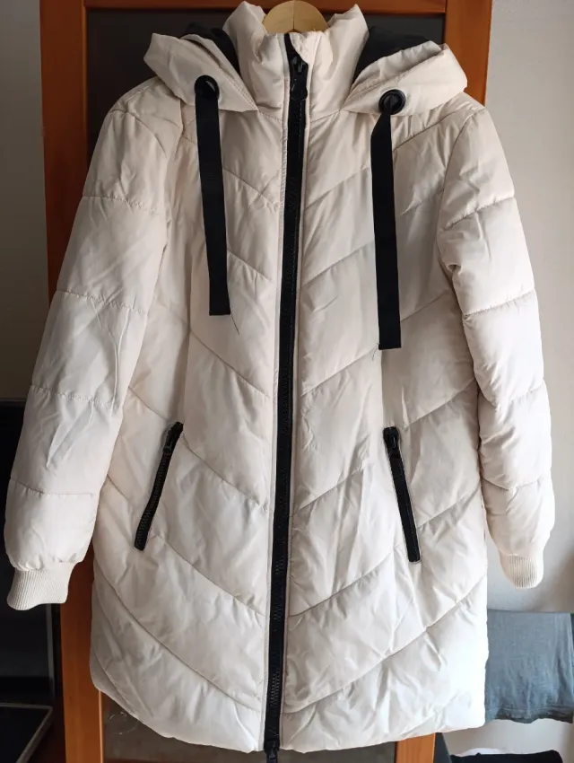 Abrigo JDY beige/negro