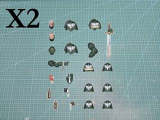 X2 Dark Angels Upgrade Space Marine Warhammer 40k