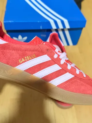 Adidas Gazelle rosas/rojas