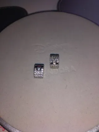 Clips Pandora Brillantes Plata