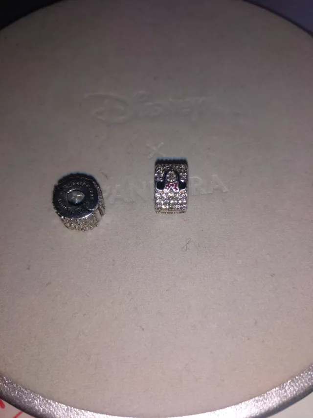 Clips Pandora Brillantes Plata