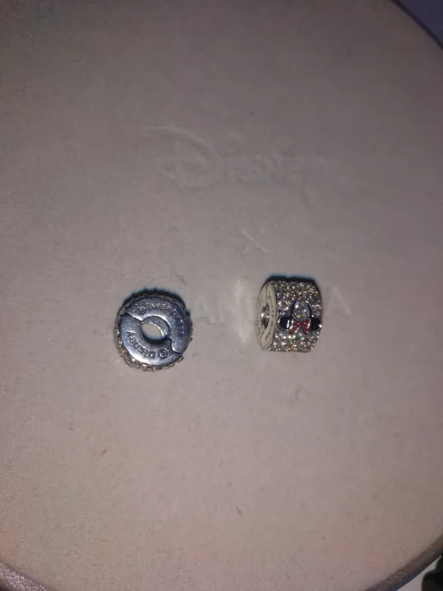 Clips Pandora Brillantes Plata