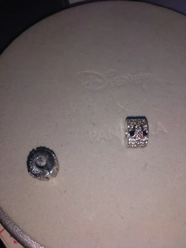 Clips Pandora Brillantes Plata