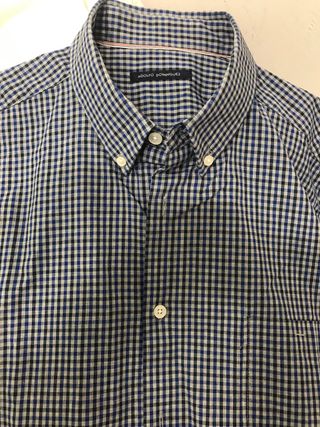 Camisa cuadros Adolfo Dominguez Talla XL - 5