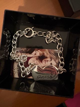 Collana Guess cuore argento originale