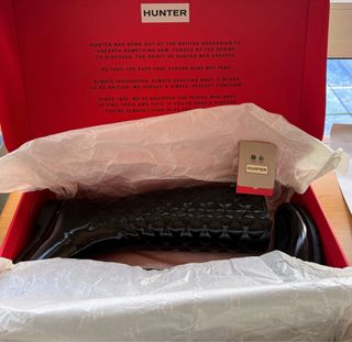Botas Hunter acolchadas negras sin estrenar