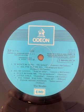 Vinilo The Beatles - With The Beatles