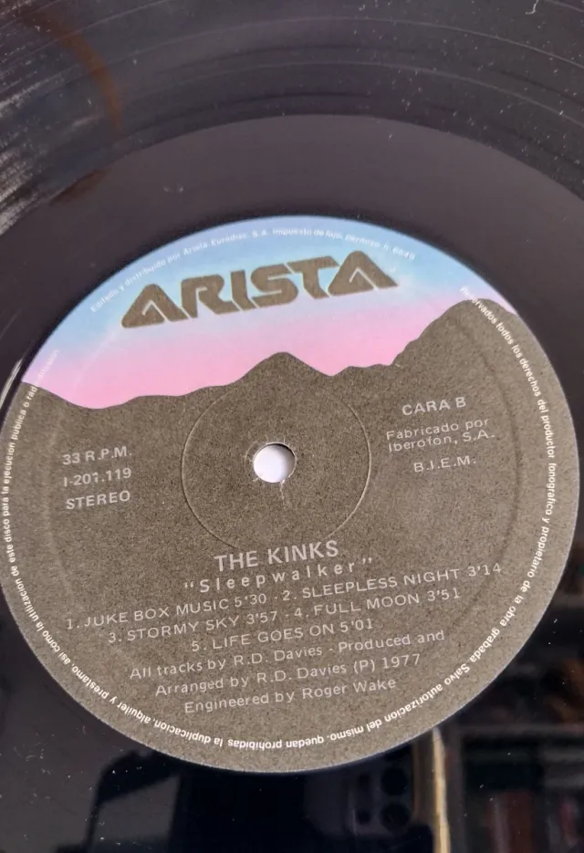 Vinilo LP THE KINKS Sleepwalker