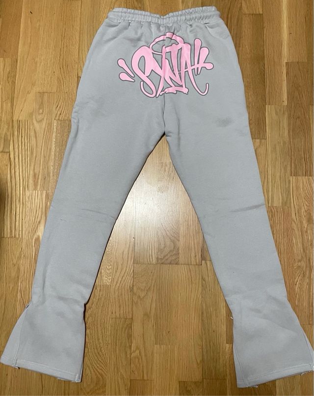 Conjunto Syna World Gris y Rosa