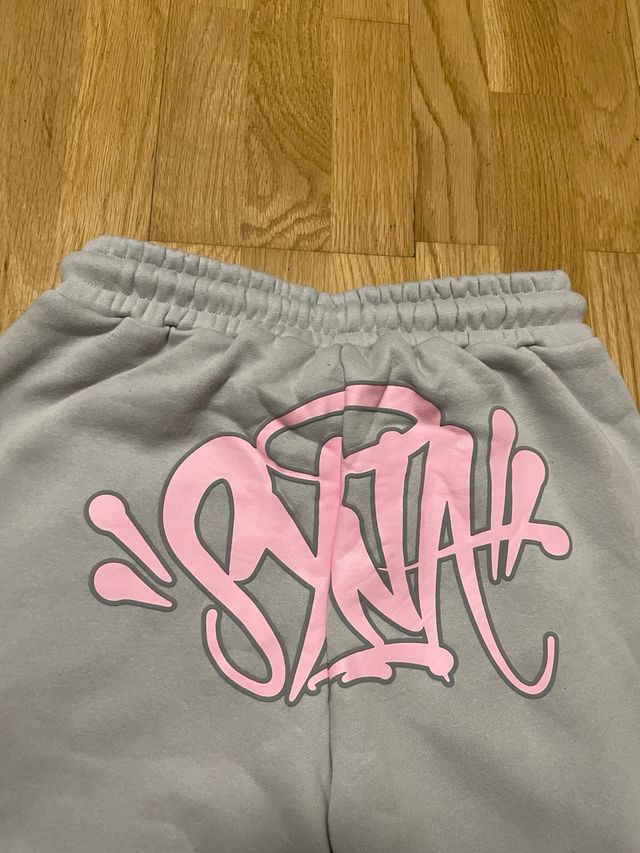 Conjunto Syna World Gris y Rosa