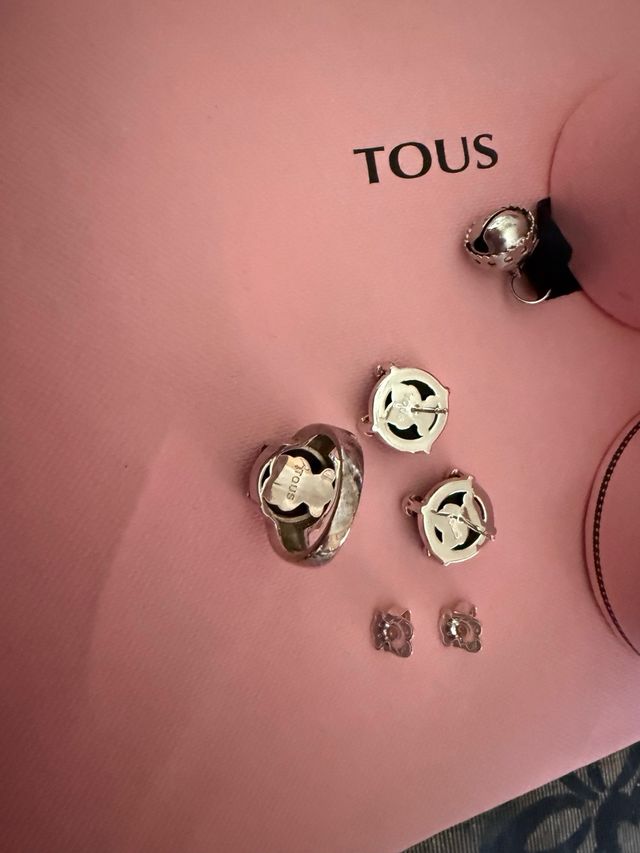 Conjunto Tous Colección Noir Plata y Negro