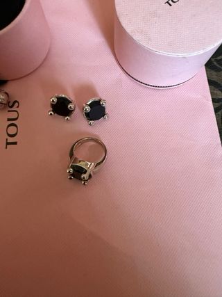 Conjunto Tous Colección Noir Plata y Negro