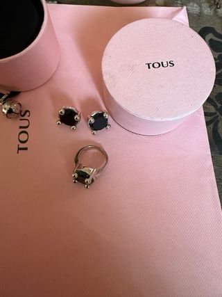 Conjunto Tous Colección Noir Plata y Negro