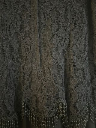 Vestido elegante negro mujer.