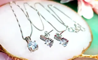 Conjunto Plata 925 Zirconia Cúbica