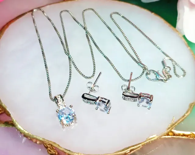 Conjunto Plata 925 Zirconia Cúbica