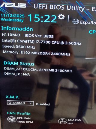 PC i7-7700 3.60GHz 8GB RAM SSD 250GB HDMI