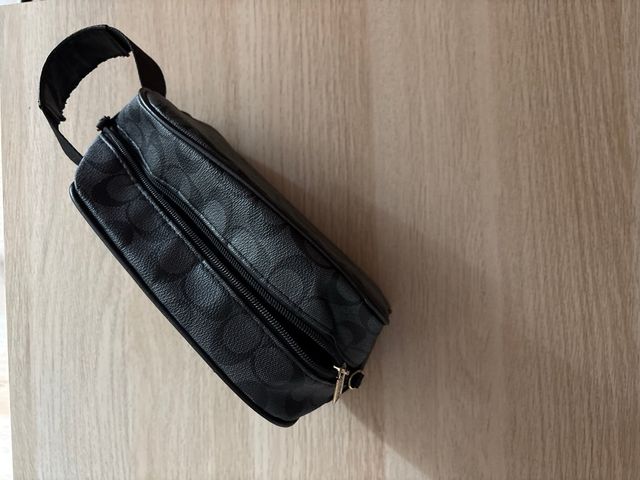 Bolso Coach Negro y Gris Monogram