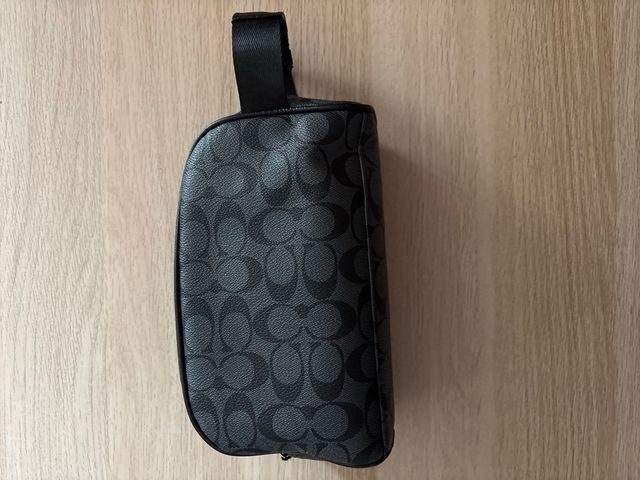Bolso Coach Negro y Gris Monogram