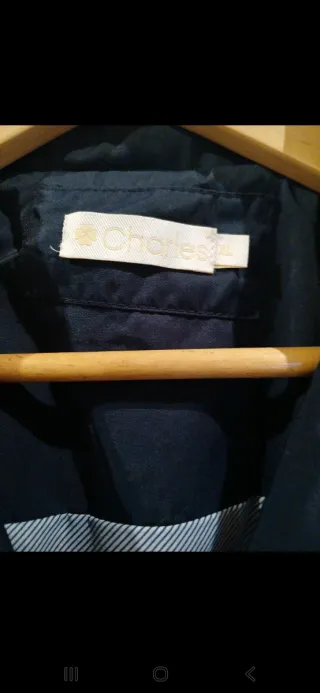 Gabardine Charles Azul Escura Tamanho XL