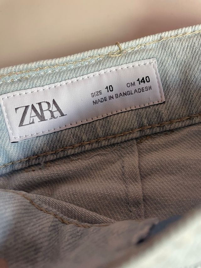 Pantalón corto niña Zara Talla 10