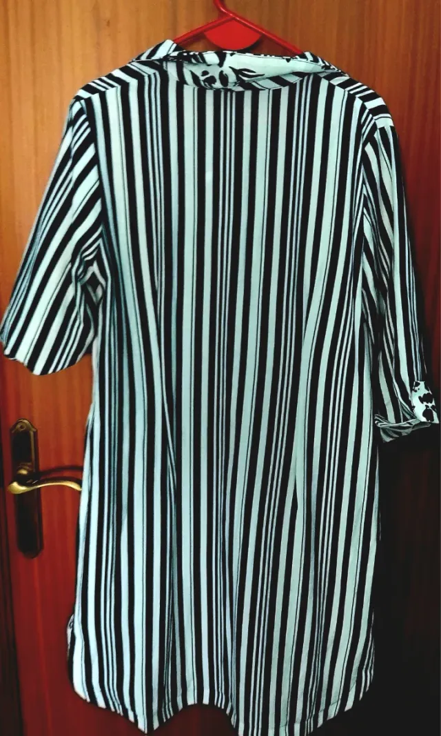 Vestido largo rayas Punt Roma