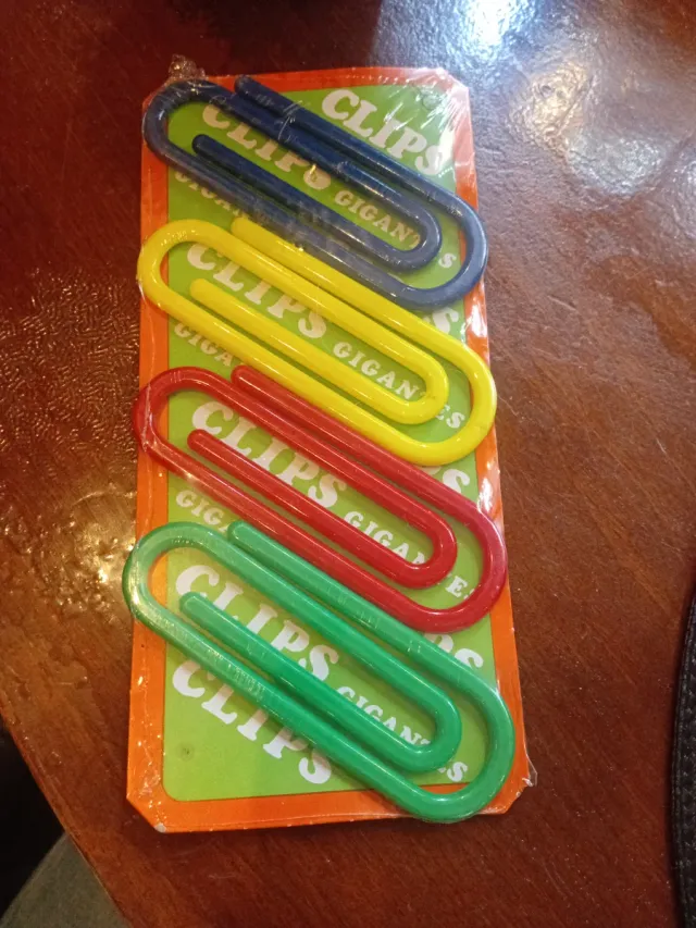 Clips Gegants Vintage anys 80 ideal regalo