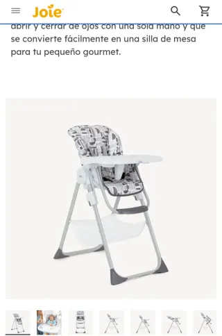 Trona niñ@ plegable Joie, 6 meses a 4 años