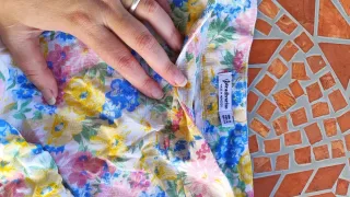 Falda-pantalón floral Stradivarius