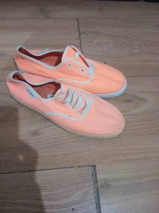 Bambas Victoria Talla 38 Naranja/Rosa