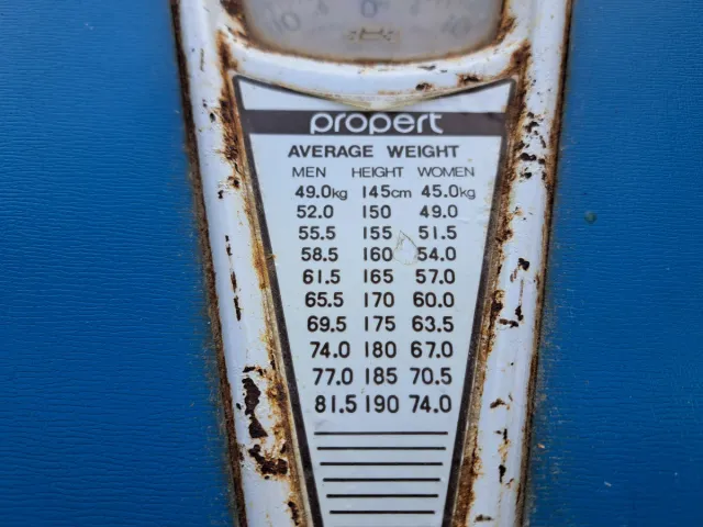 Báscula mecánica Propert vintage