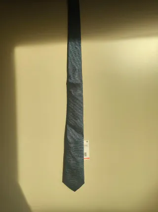 NUEVA Corbata Mango Azul Seda