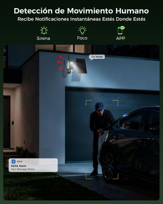 Cámara solar de vigilancia 4G con tarjeta SIM