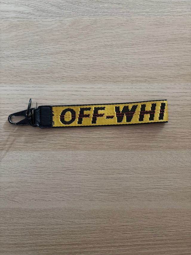 Llavero Off-White Amarillo