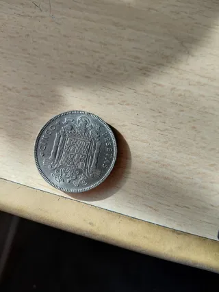 5 Pesetas 1949 Estrella 19 . 50